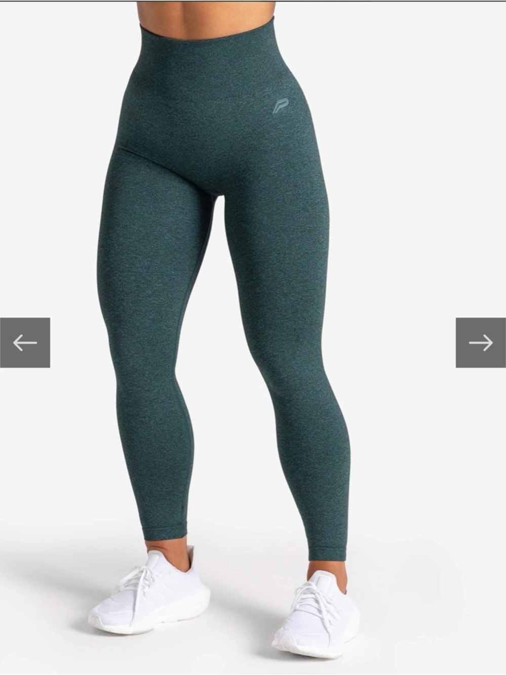 High-Waist Teal Active Leggings for Women